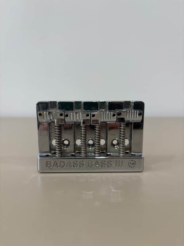 Leo Quan Badass III Bass Bridge - Chrome image 1