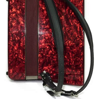 Weltmeister Accordion 120 Bass, German Keyboard Piano Accordian, New Straps and Soft Bag, 2737 image 11