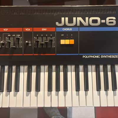 Roland Juno 6 61 keys polyphonic 1980 - Nero image 6