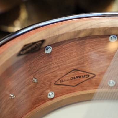 Craviotto Private Reserve 6.5X14" Snare Drum Bubinga (Lacquer Finish) image 11