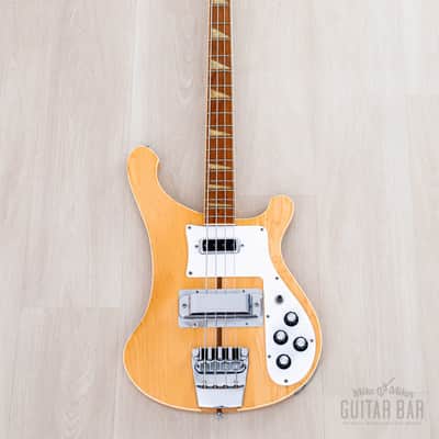 1979 Rickenbacker 4001 Vintage Neck Through Bass Mapleglo, 100% Original w/ Case image 2