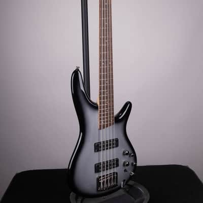 Ibanez SR305E 5-String Bass - Metallic Silver Sunburst image 3