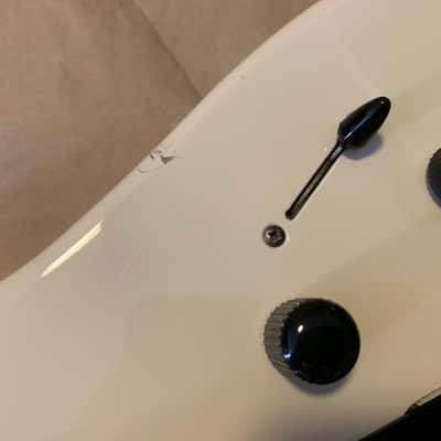 Yamaha RGZ211M White 90s Made in Taiwan //modded with tele type bridge//. image 12