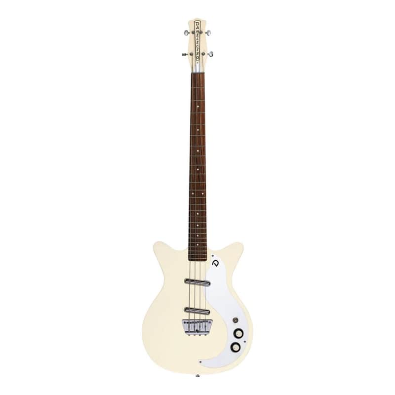 Danelectro '59DC Short-Scale Bass Guitar-Vintage Cream *USA Small Business* image 1