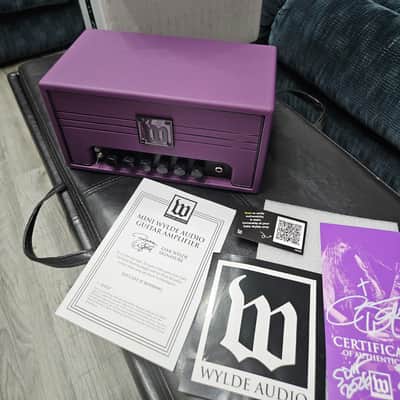 Wylde Audio Berzerker Zakk Wylde 50 watt mini amp limited edition 67 of 300 year Zakk was born. Wylde Audio 2026 - Purple image 1