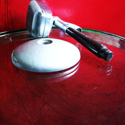 Vintage 1950's Shure 51 dynamic omni-directional microphone multi Z w Astatic E6G Nat King Cole PROP DISPLAY image 11