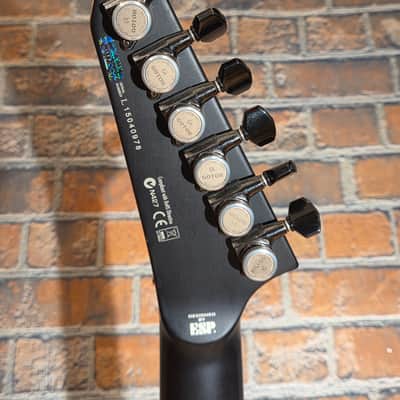 ESP LTD MH-401 FM See-Thru Black w/ EMG James Hetfield Pickups, Gotoh Locking Tuners & Original Floyd Rose Bridge image 17