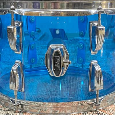 Ludwig Vintage 70s 8x12 Blue Vistalite Tom - We Ship Fast! image 3