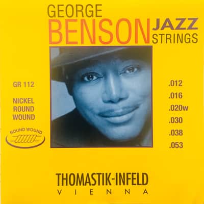 Thomastik-Infeld GR112 George Benson Jazz Nickel Flat-Wound Guitar Strings - Medium Light  (.12 - .53)