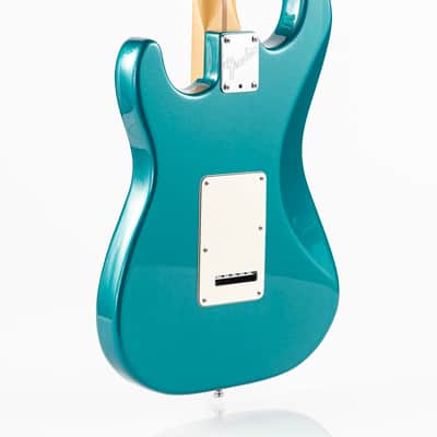 USED 1995 Fender American Standard Limited Edition Stratocaster Electric Guitar - Ocean Turquoise with Matching Headstock image 10