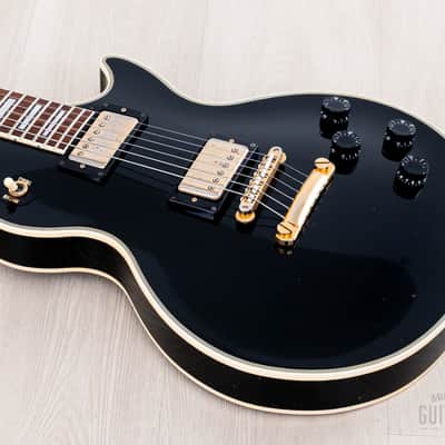 1998 Orville Les Paul Custom LPC-75 Black Beauty Gibson-Licensed, Japan Fujigen image 9