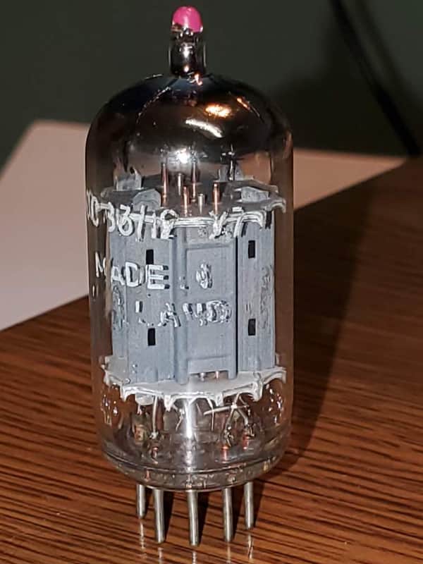 12AX7/ECC83 Amperex Red Tip Foil "D" Getter MaxiPreamp2/TV-7 tested (1) tube lot image 1