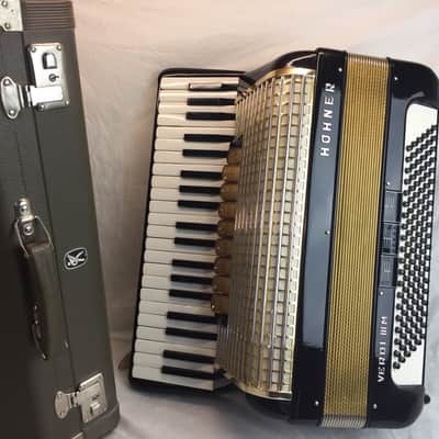 Vintage 1960's Hohner Verdi III M Accordion 120 Bass 9 Treble 3 Bass Reeds image 1