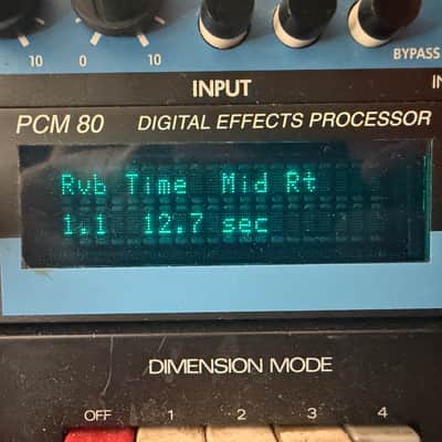 Lexicon PCM 80 Digital Effects Processor 1990s - Black image 2