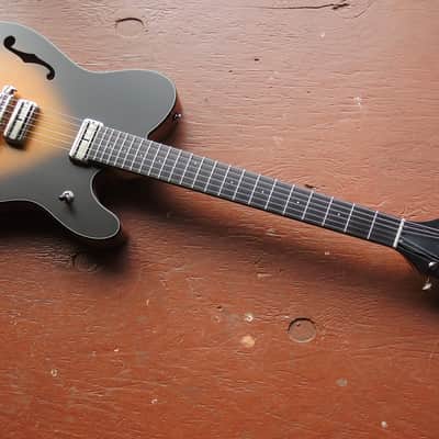 Gronlund #132. Set Neck Telecaster. Semi Hollow. TV Jones Supertron Pickups. Tonepros Bridge. image 10