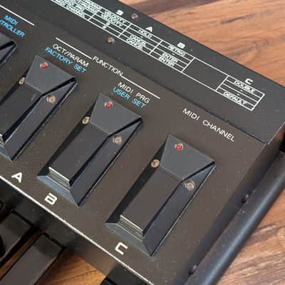 Roland PK-5 Bass Dynamic MIDI Pedal Keyboard Battery Powered Great Shape W/PSU image 4