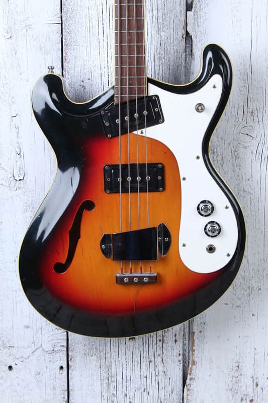 Mosrite Vintage 1960's Combo Mark X Ventures S#0021 Electric Bass Guitar w Case image 1