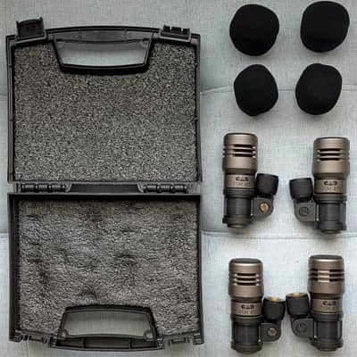 Four (4) CAD TSM411 Supercardioid Dynamic Microphone 2010s - Champagne image 4