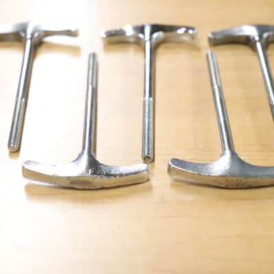 Ludwig USA 4 3/4" Chrome T Rods 13pk Vintage 1960's -70's image 5
