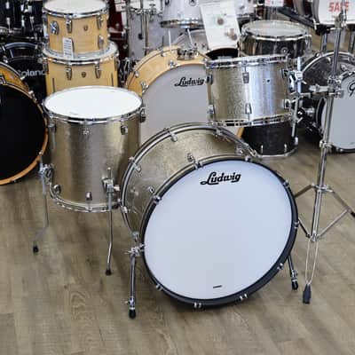Ludwig Neusonic Pro Beat 3-Piece Shell Pack 13/16/24 (Titanium Super Sparkle) image 2