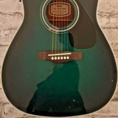 YAMAHA FGX-412C MAB ELECTRO ACOUSTIC GUITAR *GREAT CONDITION - WITH NEW STRINGS image 1