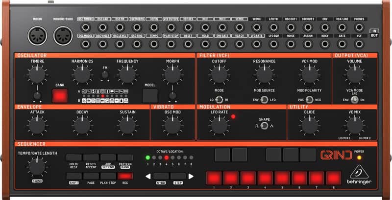 Behringer Grind Semi-modular Hybrid Multi-engine Synthesizer image 1