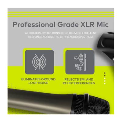 Knox Gear HDM-100 Uni-Directional Dynamic Cardioid Microphone (Clip Included) image 19