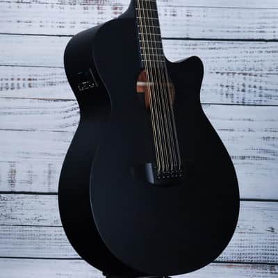 Ibanez AEG 1221 12-String Acoustic-Electric Guitar | Black Out image 4