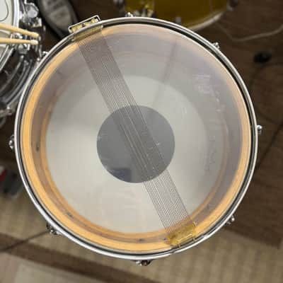 Ludwig Jazz Fest 14” x 5” Snare Drum  50’s - 60’s  - White Marine Pearl Trans Badge image 12