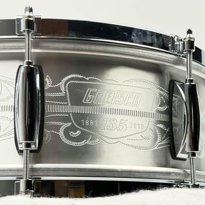 Gretsch 5x14" 135th Anniversary Snare Drum - Engraved Aluminum image 14