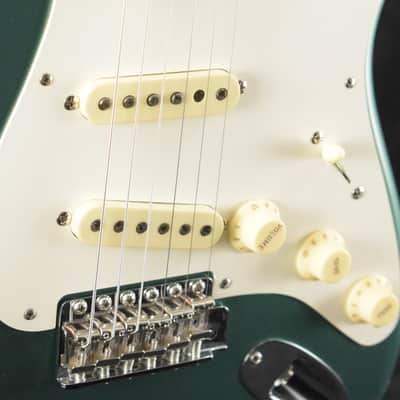 Fender Custom Shop '58 Journeyman Relic Strat Aged Sherwood Green Metallic image 3