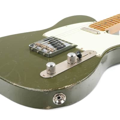 Kauffmann ’56 T Olive Drab Paulownia Maple Neck Medium Relic image 11