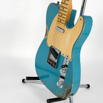 2021 Fender Custom Shop ’52 Heavy Relic Telecaster – Taos Turquoise image 6