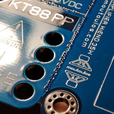 Tube Stereo Amplifier 2xEL34 PP / 35Wrms ReDesign PCB (Elektor) All In One PCB image 10