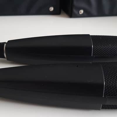 Set of 2x Sennheiser MD 421-U4 matched serials Cardioid Dynamic Microphones 1960s - 1990s - Black image 7