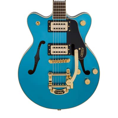 Used Gretsch G2655TG Streamliner Center Block Jr. DC w/Bigsby - Riviera Blue image 1