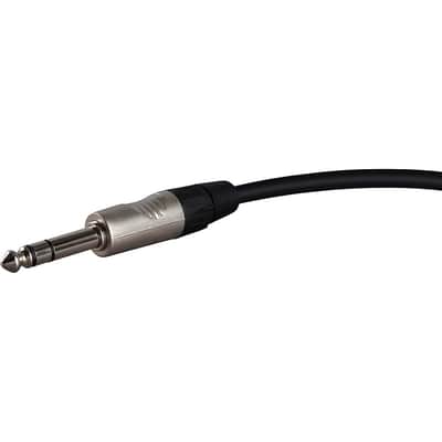 Livewire Advantage Interconnect Cable 1/4 TRS Male to XLR Male Black Regular 20 ft. image 2