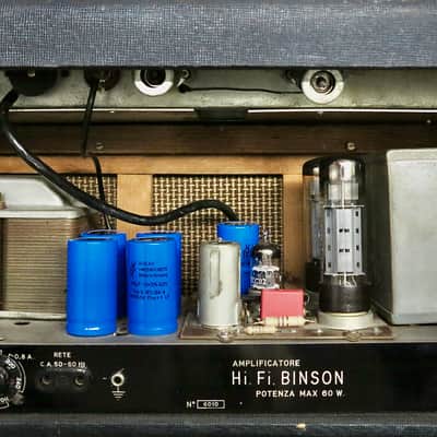 Binson HI.FI. BINSON 60 WATT MITTE DER 60ER JAHRE - BLAU Bild 4