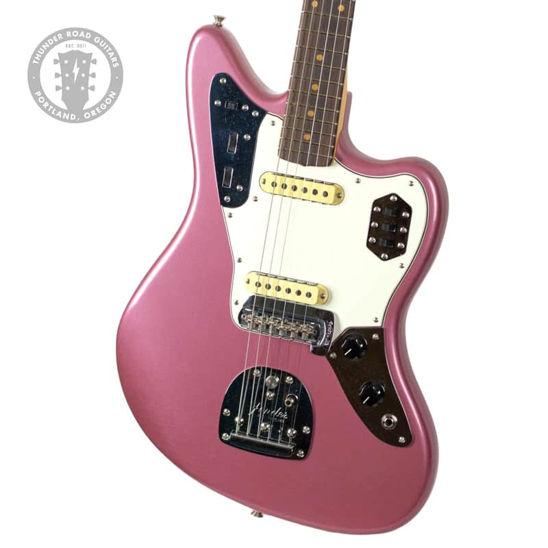 New Fender Custom Shop '63 Jaguar Deluxe Closet Classic Aged Burgundy Mist Metallic #CZ577929