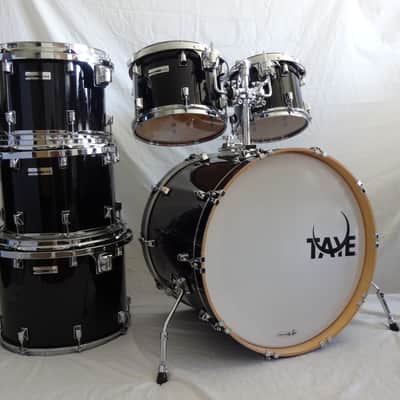New Taye Drums StudioMaple 6 Piece Shell Pack In Piano Black Finish 10"12"13"14"16"22" image 1