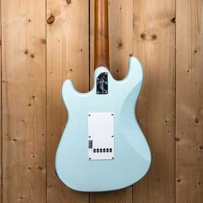 Sterling CT50-HSS Cutlass with Roasted Maple Fretboard 2022 - Present - Daphne Blue Satin image 2