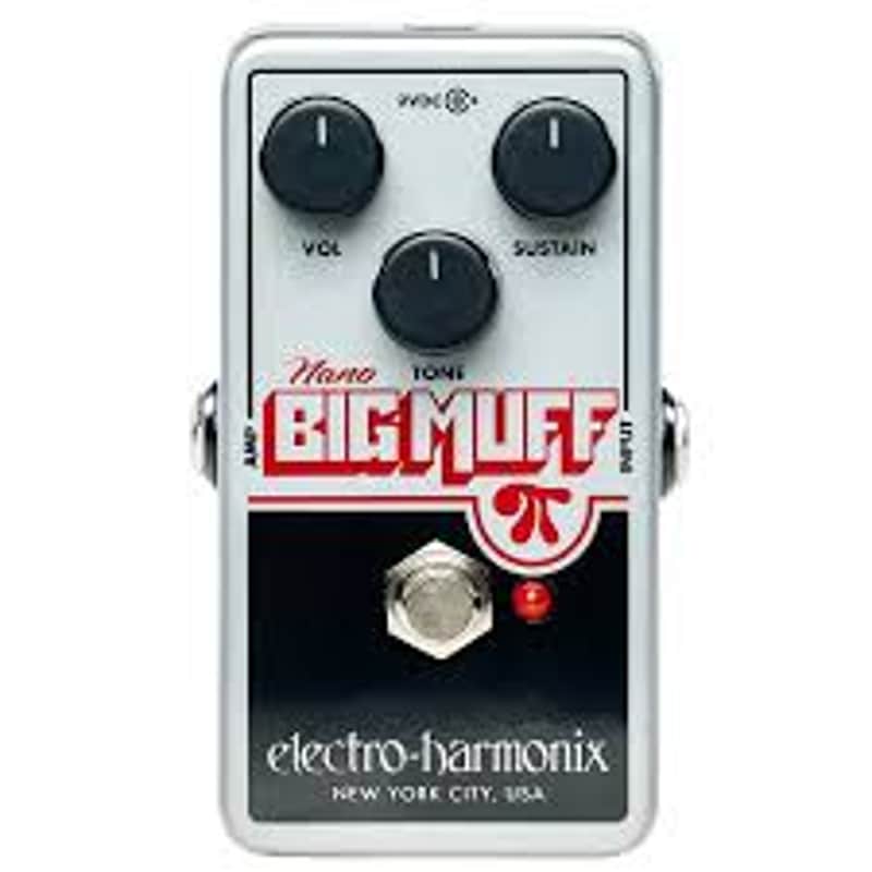 Electro-Harmonix Nano Big Muff Pi Distortion / Fuzz / Overdrive Pedal 2025 - Silver image 1