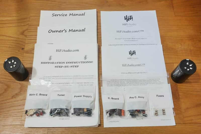Yamaha CR-2020 restoration kit filter capacitor repair rebuild fix image 1