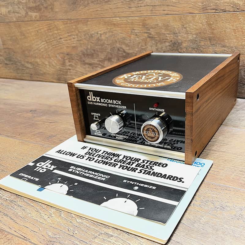 REVIVE AUDIO MODIFIED: DBX 100 BOOM BOX-DUAL CHANNEL SUB-HARMONIC SYNTHESIZER image 1