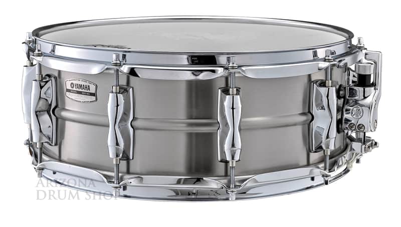 Yamaha RECORDING CUSTOM Stainless Steel 14 x 5.5 Snare Drum (RLS-1455) IN STOCK! image 1