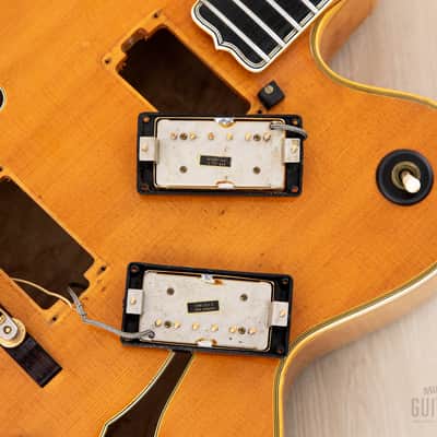 1969 Gibson Super 400 CES Vintage Archtop Electric Guitar Natural w/ T Tops & 1950s Lifton Case image 18