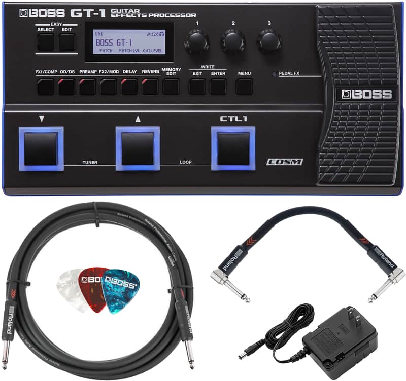Boss GT-1 Guitar Effects Processor w/ Power Supply image 1