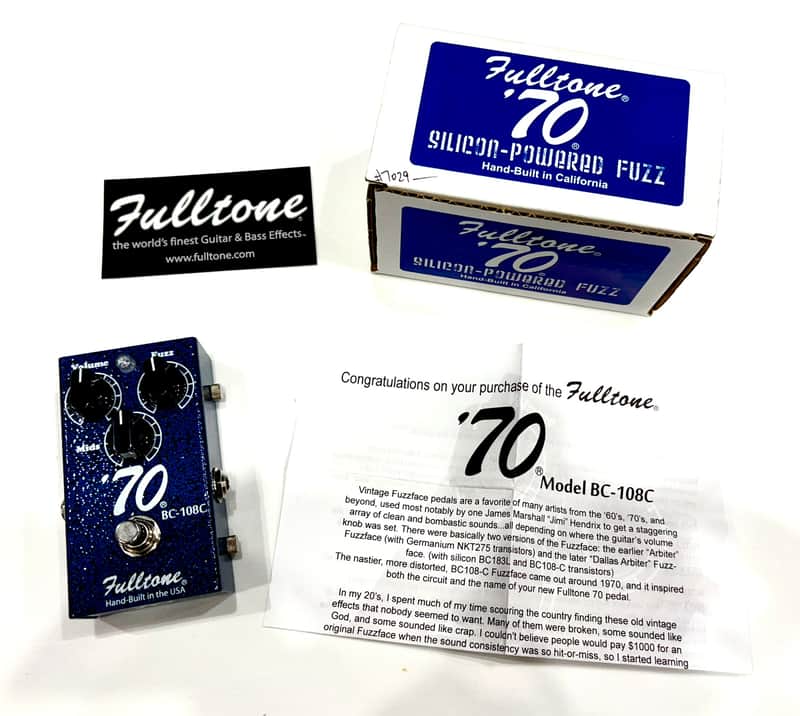 Fulltone '70 BC-108C V2 2010s - Blue image 1