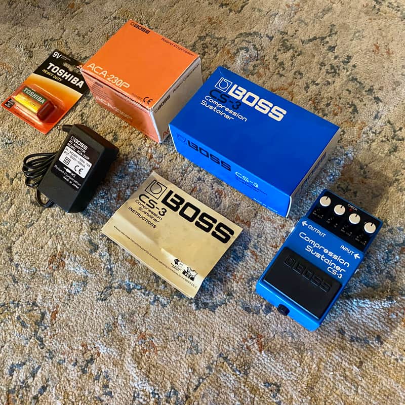Boss CS-3 Compressor Sustainer MADE IN JAPAN Black Label 1988 image 1