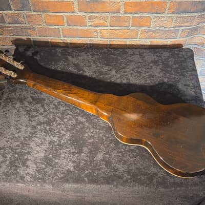 Vintage 1940s Kalamazoo Lap Steel Guitar w/ Original Chipboard Case & Slide image 16